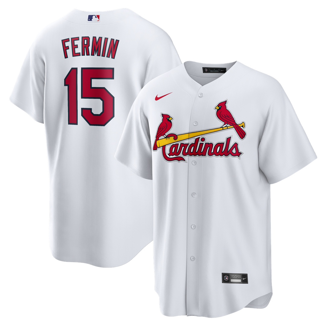 St. Louis Cardinals José Fermín Home Replica Jersey - White