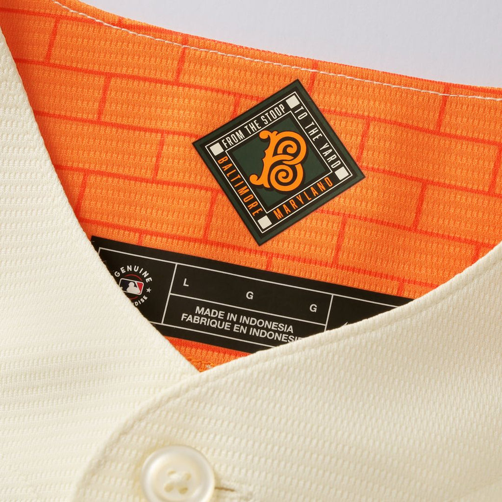 Baltimore Orioles Jackson Holliday 2026 City Connect Stadium Jersey - Cream