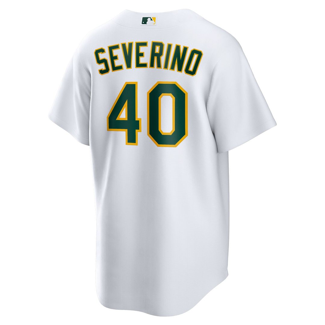 Athletics Luis Severino Home Replica Jersey - White