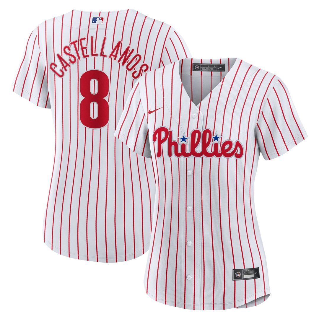 Philadelphia Phillies Nick Castellanos Women's Home Replica Jersey - White
