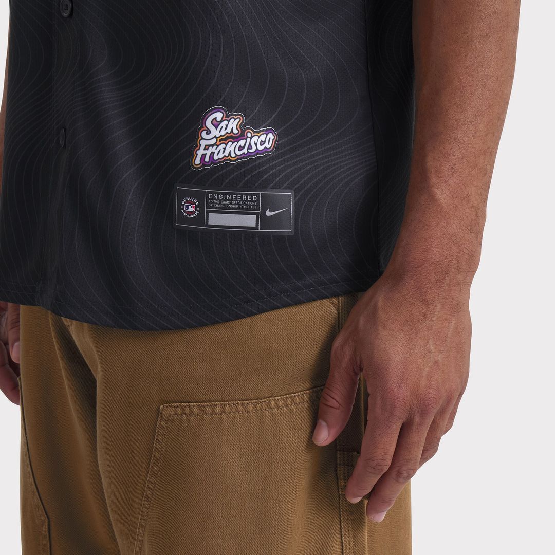 San Francisco Giants 2025 City Connect Limited Jersey - Anthracite