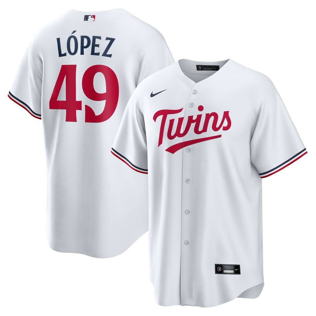 Minnesota Twins Pablo López Home Replica Jersey - White