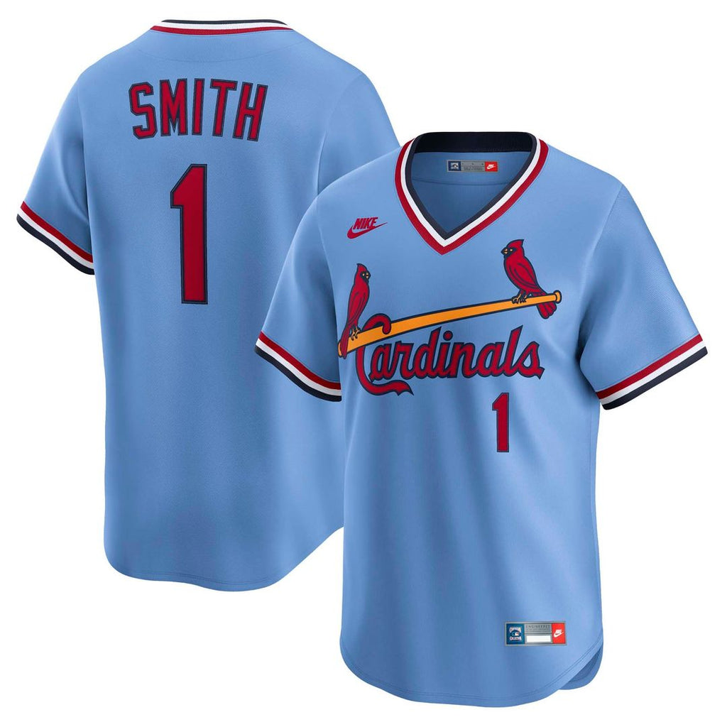 St. Louis Cardinals Ozzie Smith Throwback Cooperstown Limited Jersey - Blue