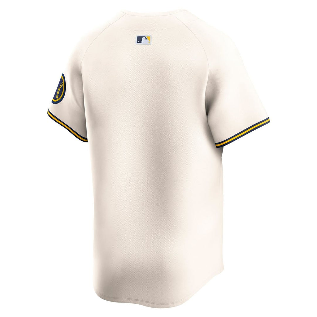 Milwaukee Brewers Home Limited Jersey - Cream