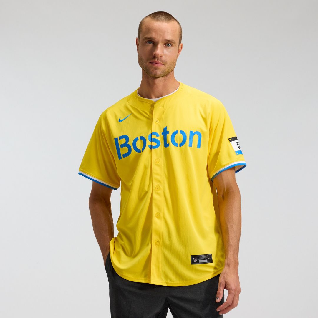 Boston Red Sox City Connect Limited Jersey - Gold