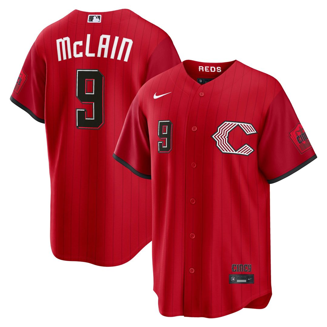 Cincinnati Reds Matt McLain 2026 City Connect Stadium Jersey - Red