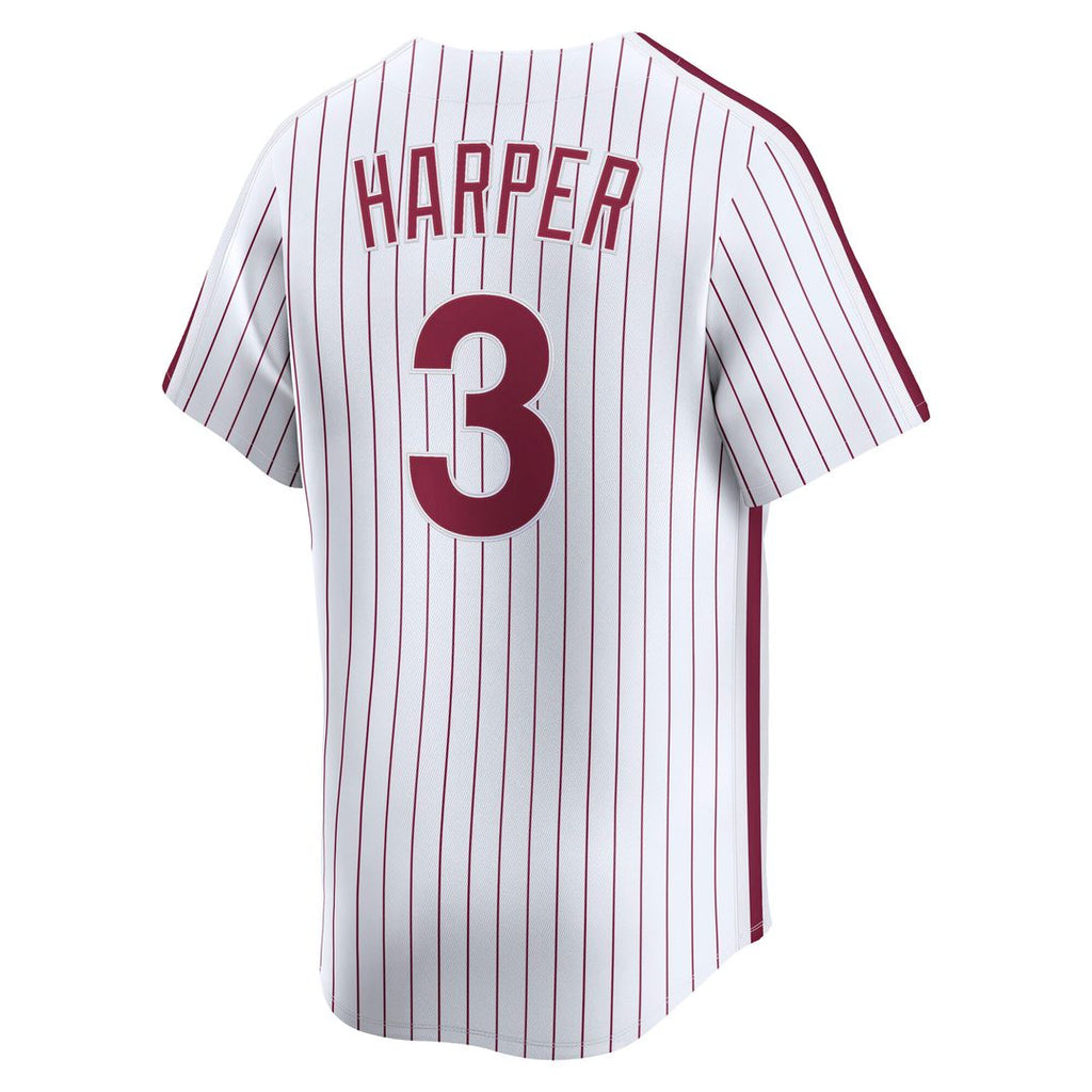 Philadelphia Phillies Bryce Harper Cooperstown Limited Jersey - White