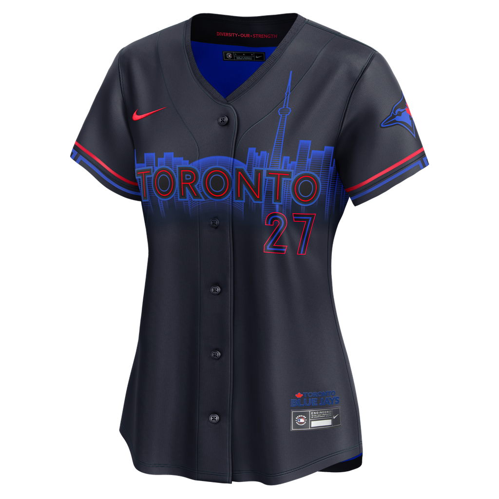 Toronto Blue Jays Vladimir Guerrero Jr. Women's 2024 City Connect Limited Jersey - Navy