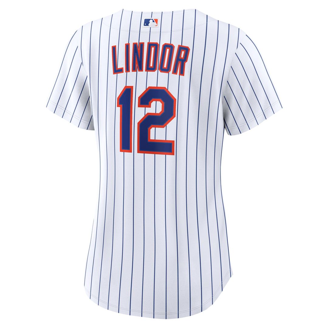 New York Mets Francisco Lindor Women's Home Replica Jersey - White