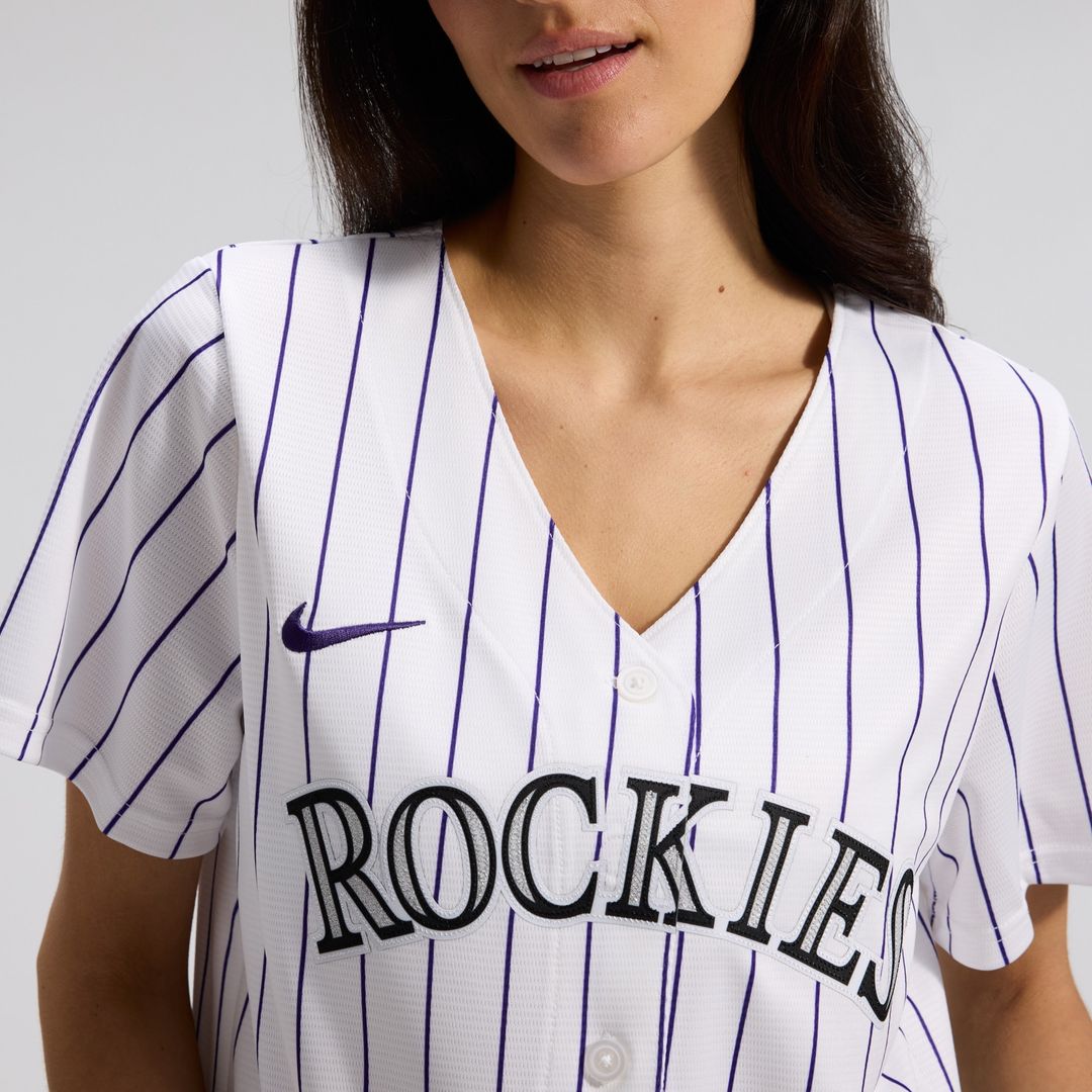 Colorado Rockies Women's Home Replica Team Jersey - White