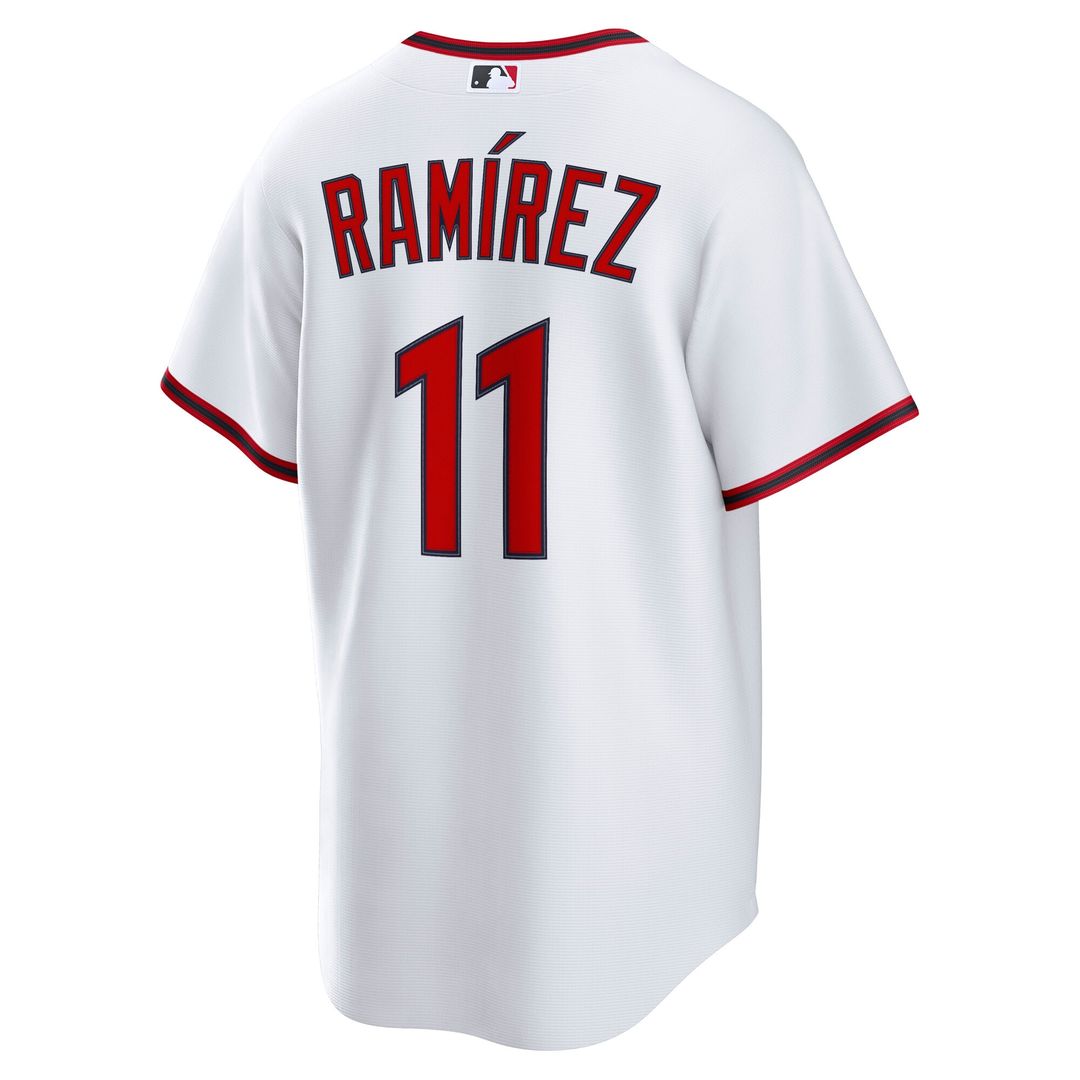 Cleveland Guardians José Ramírez Home Replica Jersey - White