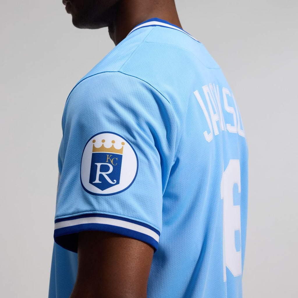 Kansas City Royals Bo Jackson Throwback Cooperstown Limited Jersey - Light Blue