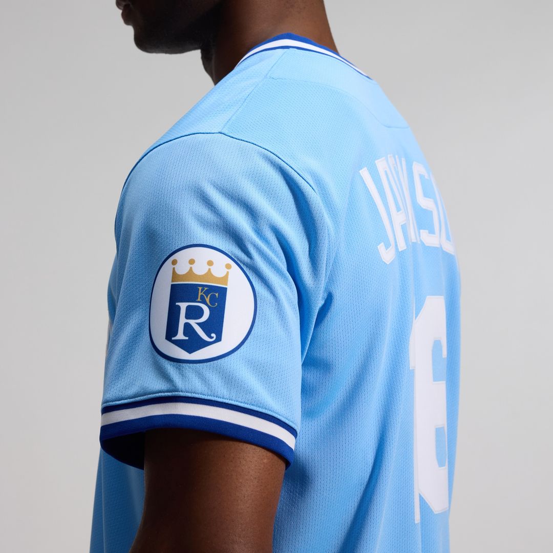 Kansas City Royals Bo Jackson Throwback Cooperstown Limited Jersey - Light Blue