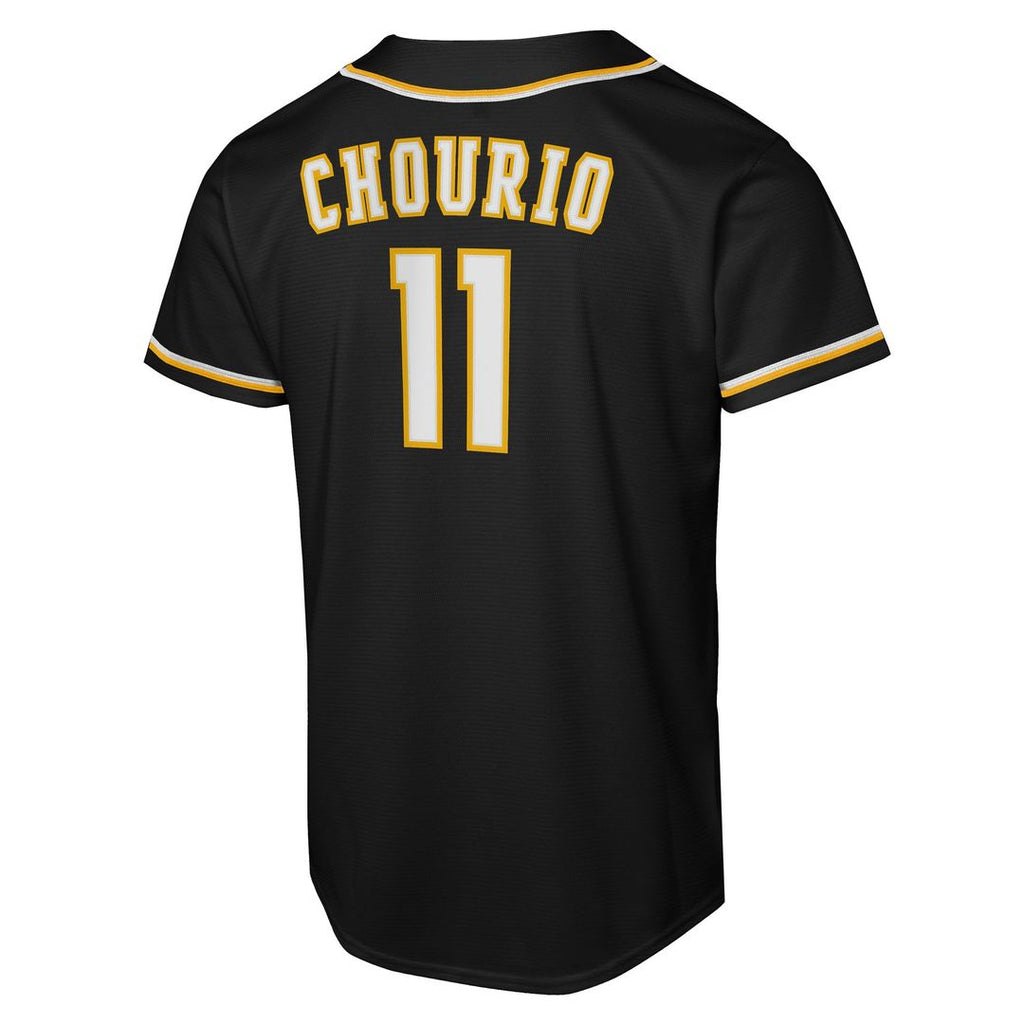 Milwaukee Brewers Jackson Chourio Youth Fashion Replica Jersey - Black