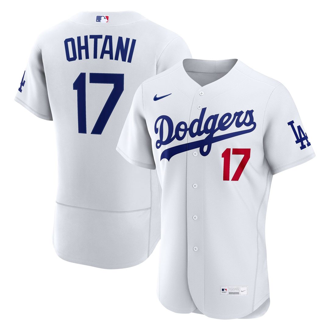 Los Angeles Dodgers Shohei Ohtani Home Authentic Jersey - White
