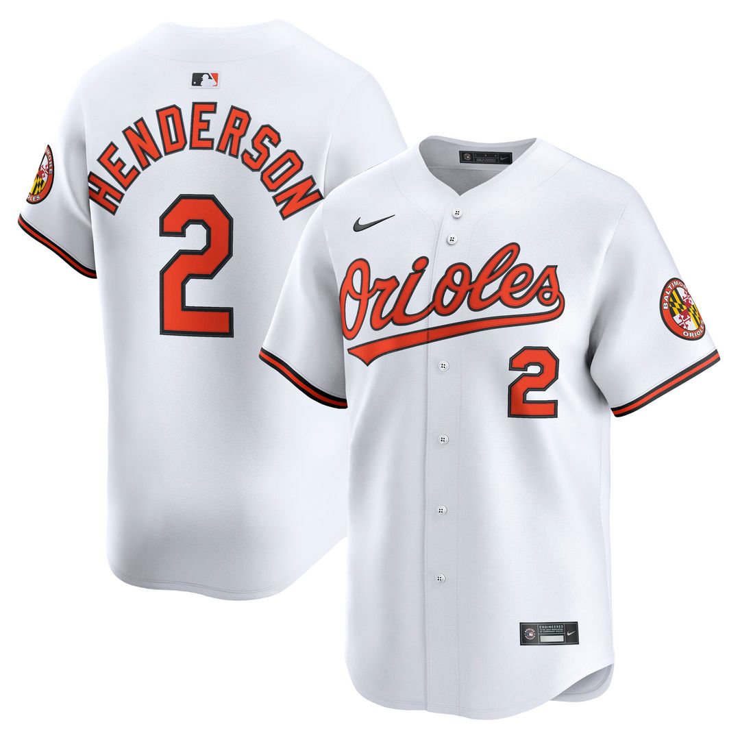 Baltimore Orioles Gunnar Henderson Limited Jersey - White