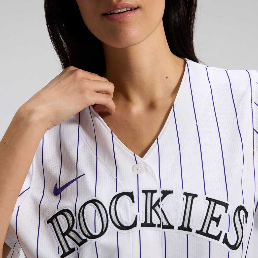 Colorado Rockies Women's Home Limited Jersey - White