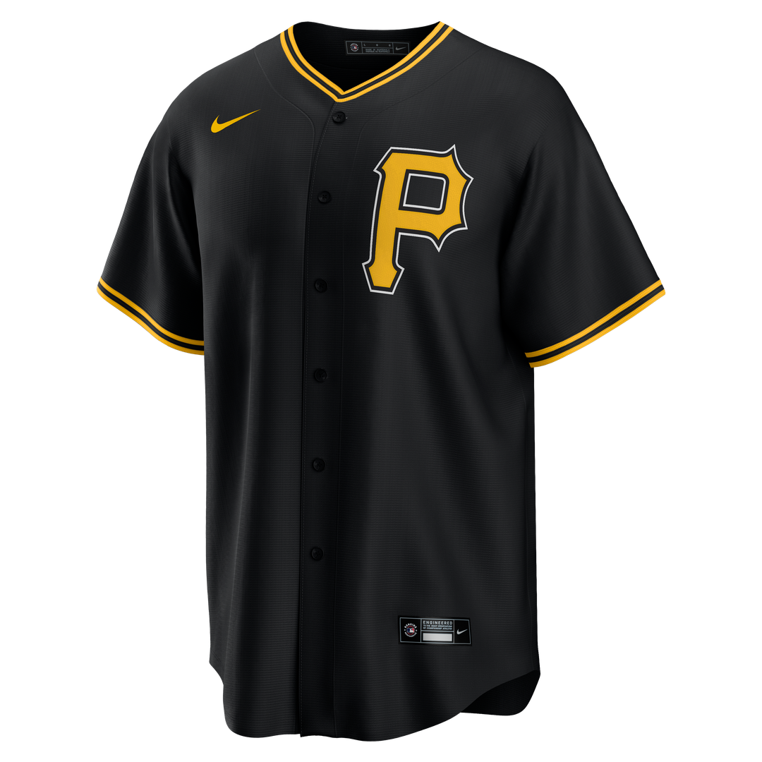 Pittsburgh Pirates Alternate Replica Team Jersey - Black