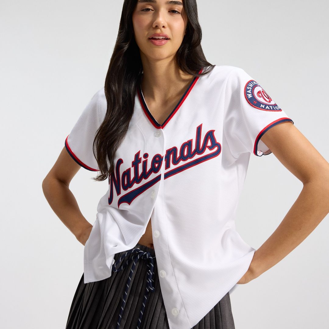 Washington Nationals CJ Abrams Women's Home Replica Jersey - White