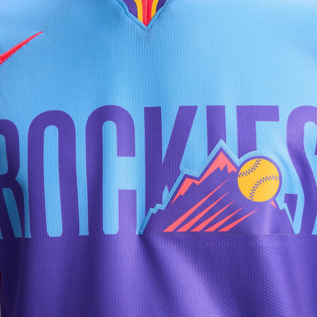 Colorado Rockies 2025 City Connect Limited Jersey - Purple/Light Blue