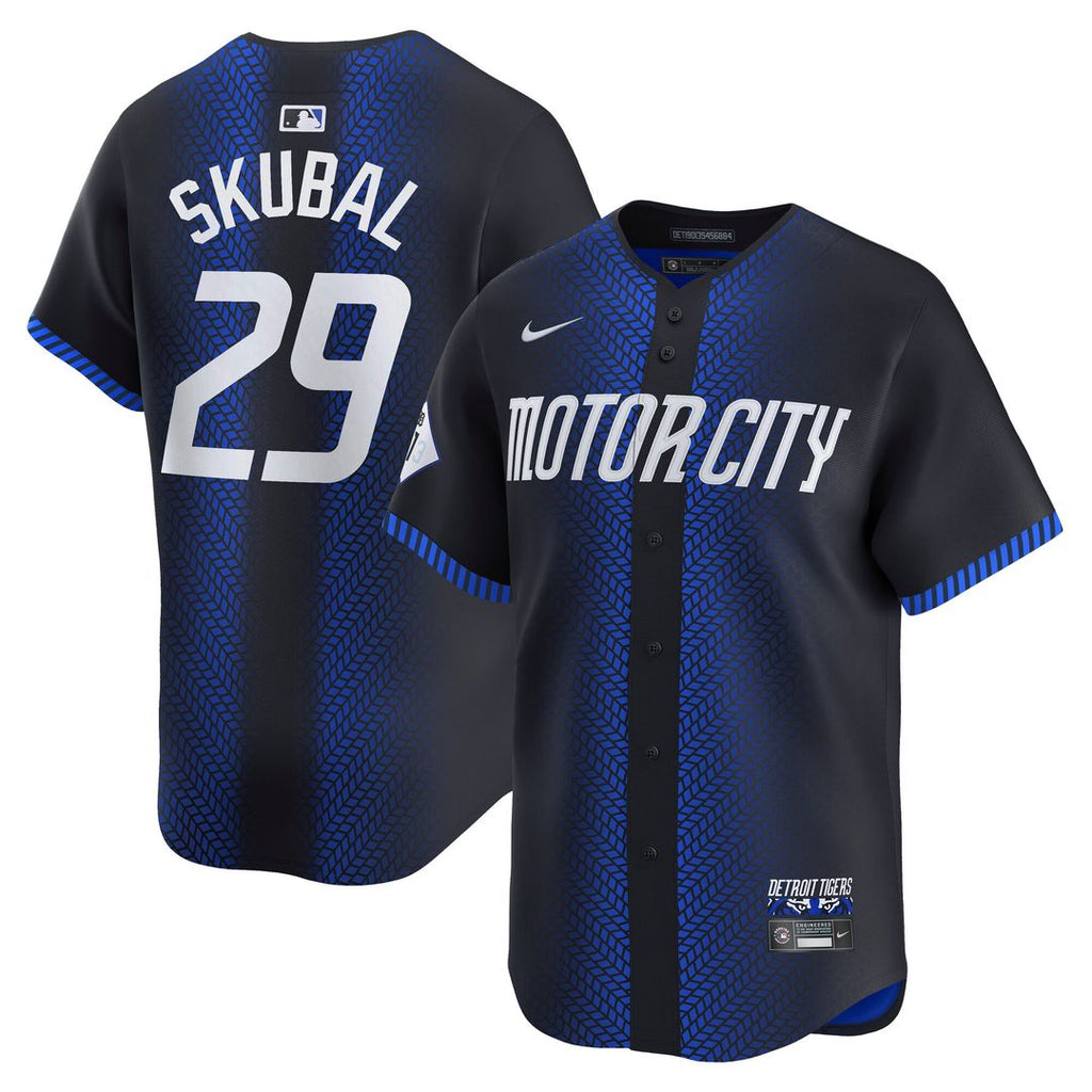 Detroit Tigers Tarik Skubal City Connect Limited Jersey - Navy