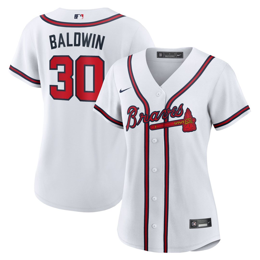 Atlanta Braves Drake Baldwin Women's Home Replica Jersey - White