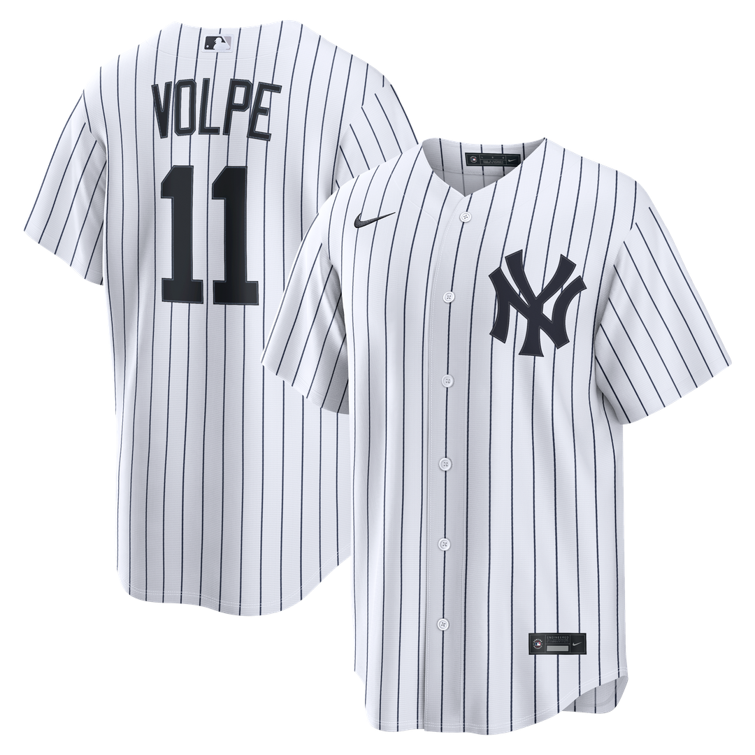 New York Yankees Anthony Volpe Home Replica Jersey - White