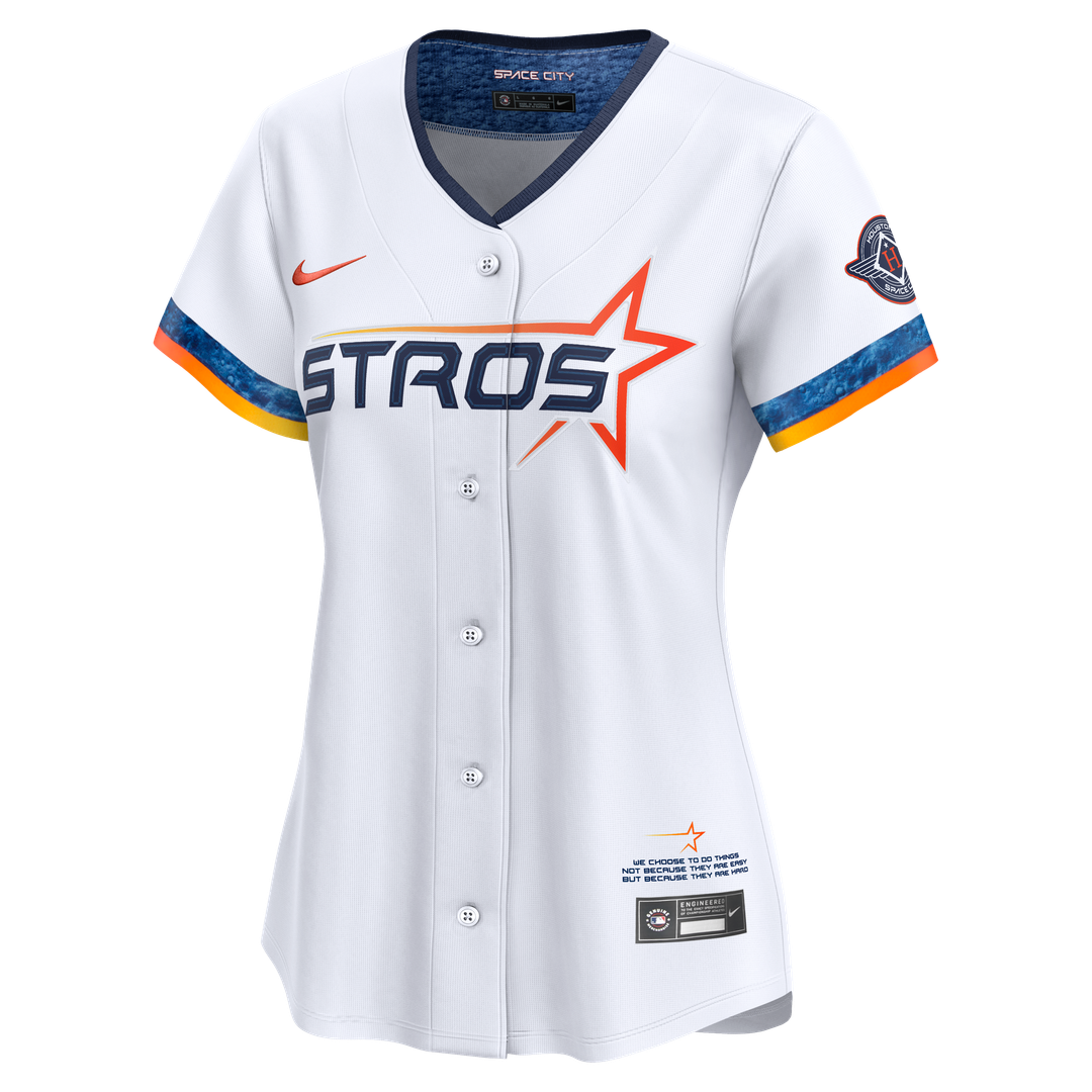 Houston Astros Women's 2025 City Connect Limited Jersey - White