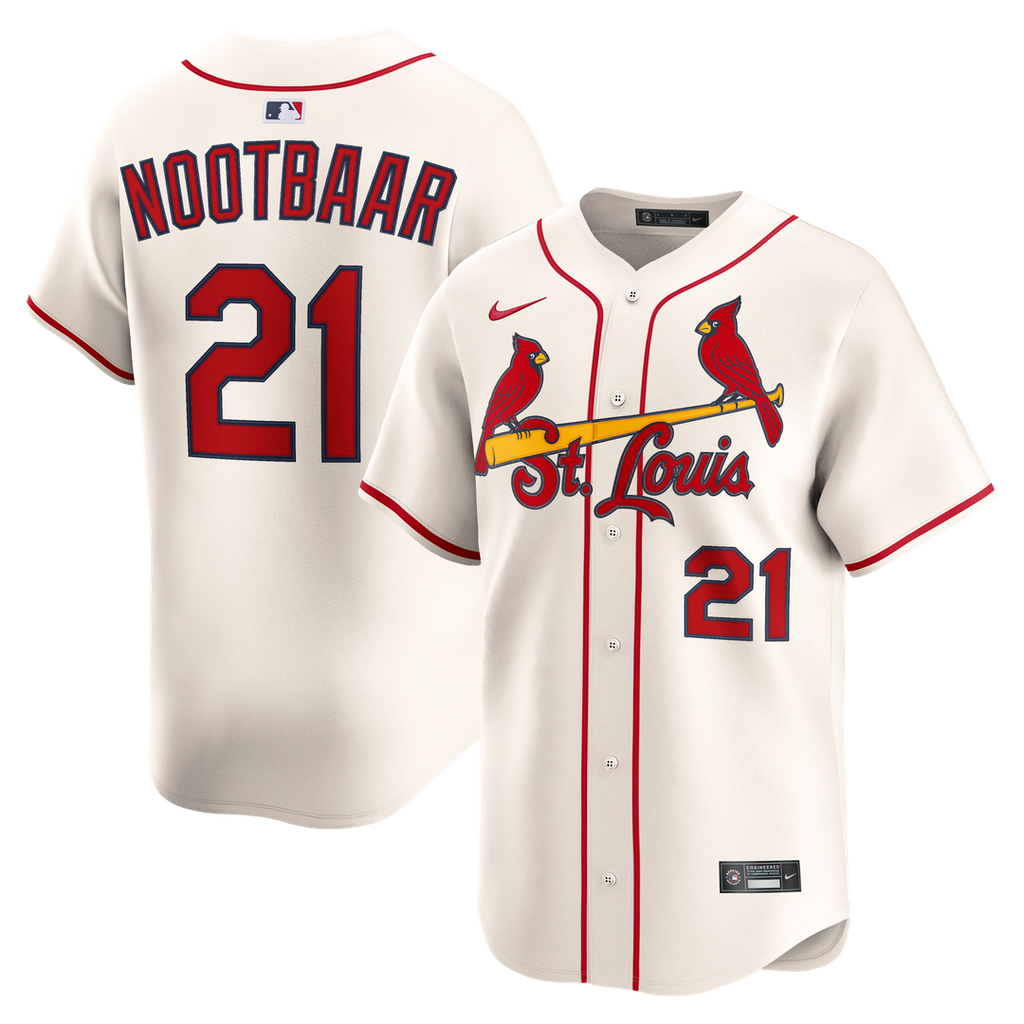 St. Louis Cardinals Lars Nootbaar Alternate 2 Limited Jersey - Cream