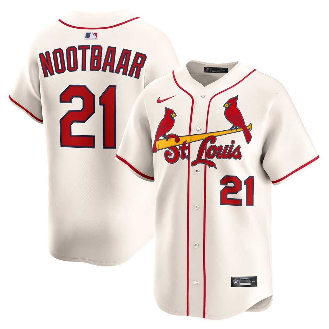 St. Louis Cardinals Lars Nootbaar Alternate 2 Limited Jersey - Cream