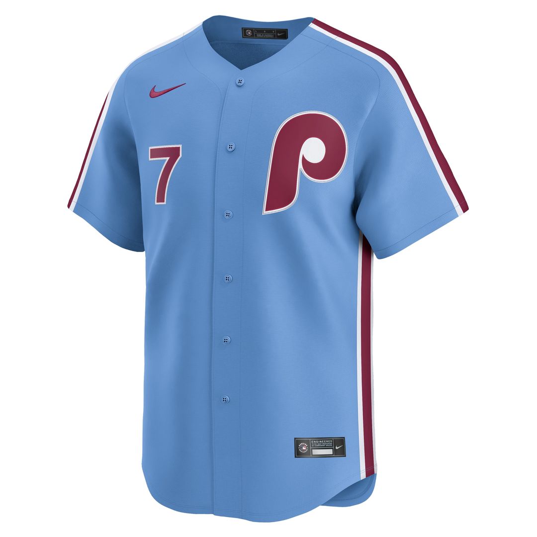 Philadelphia Phillies Trea Turner Home Limited Jersey - White