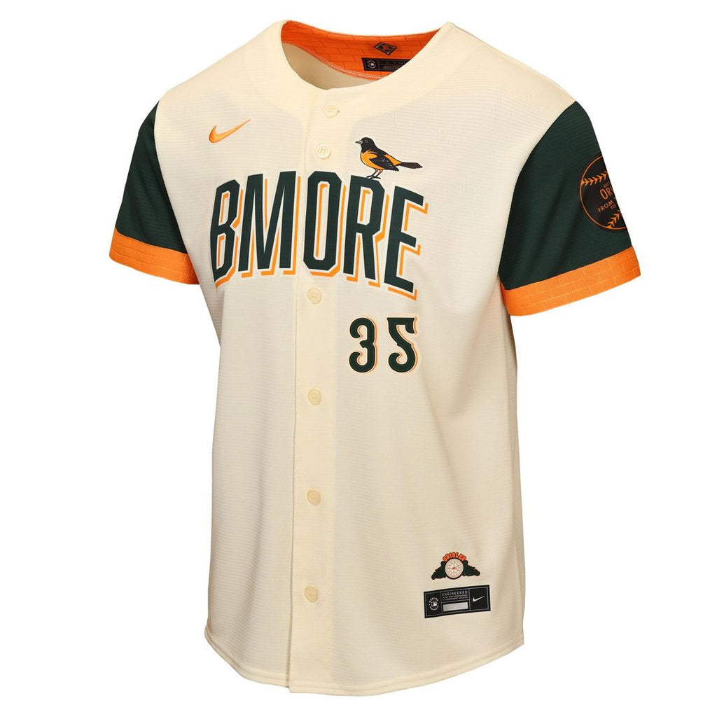 Baltimore Orioles Adley Rutschman Youth 2026 City Connect Stadium Jersey - Cream