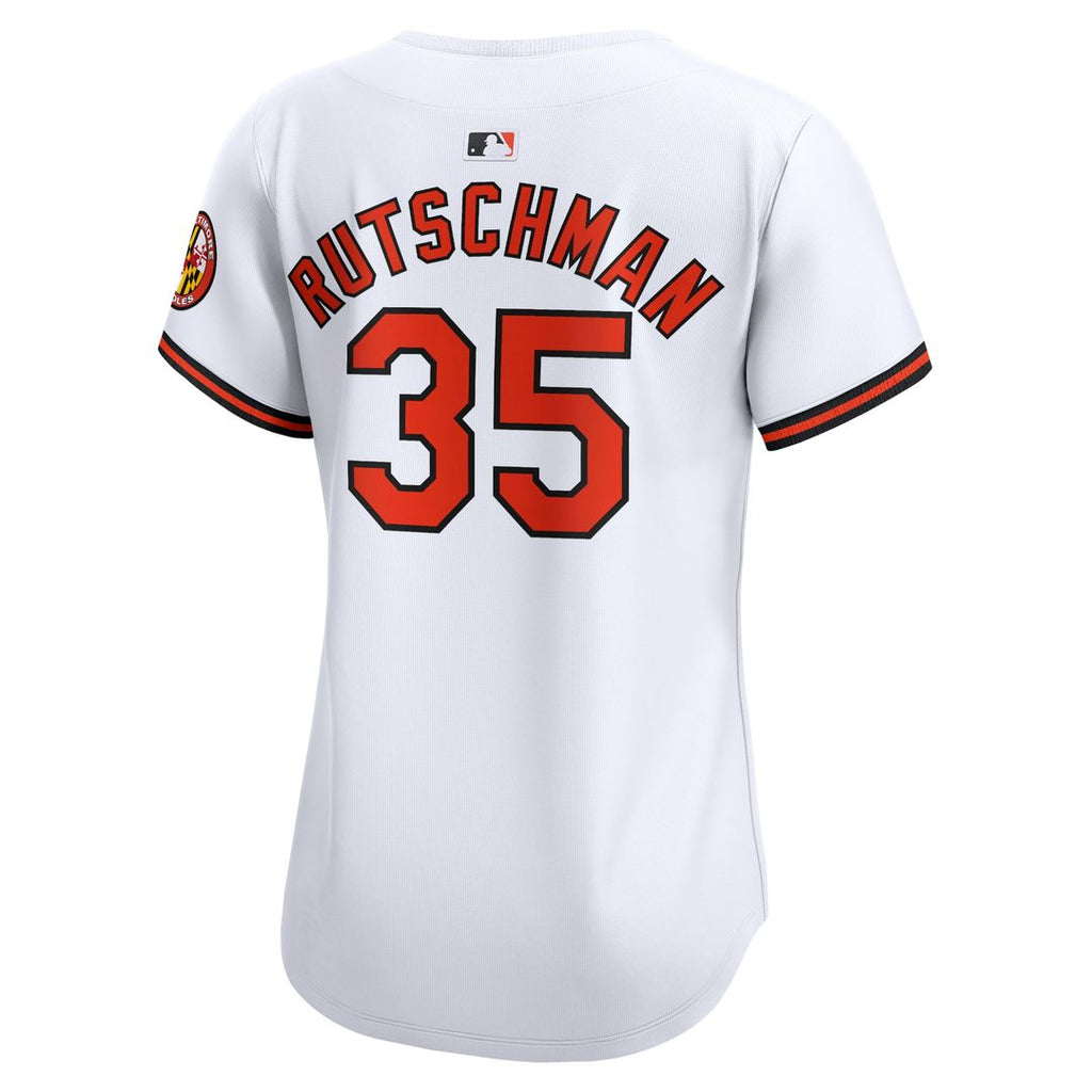 Baltimore Orioles Adley Rutschman Women's Home Limited Jersey - White