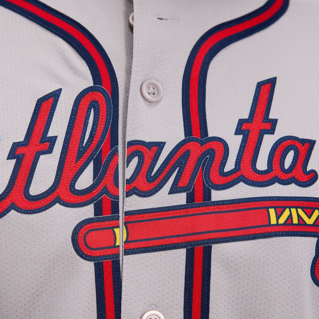 Atlanta Braves Ozzie Albies Road Limited Jersey - Gray