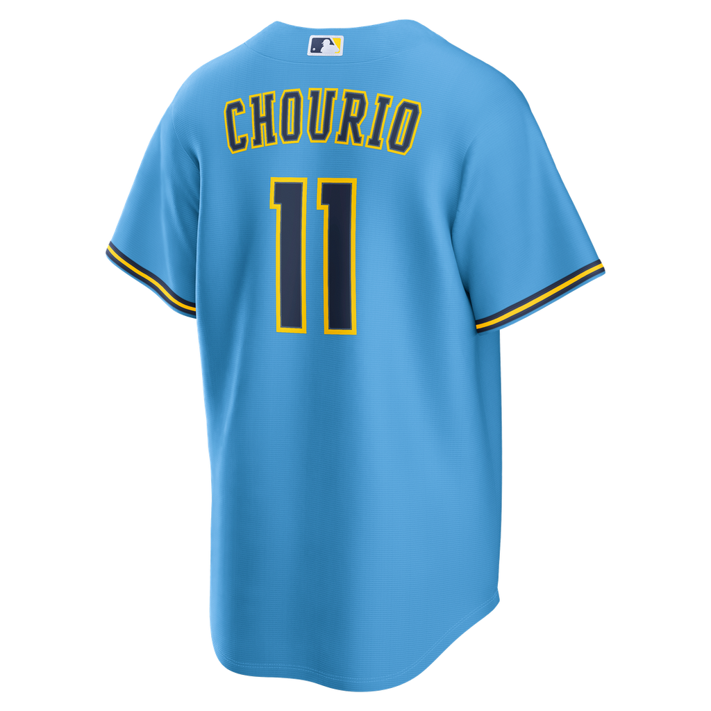 Milwaukee Brewers Jackson Chourio Road Replica Jersey - Light Blue