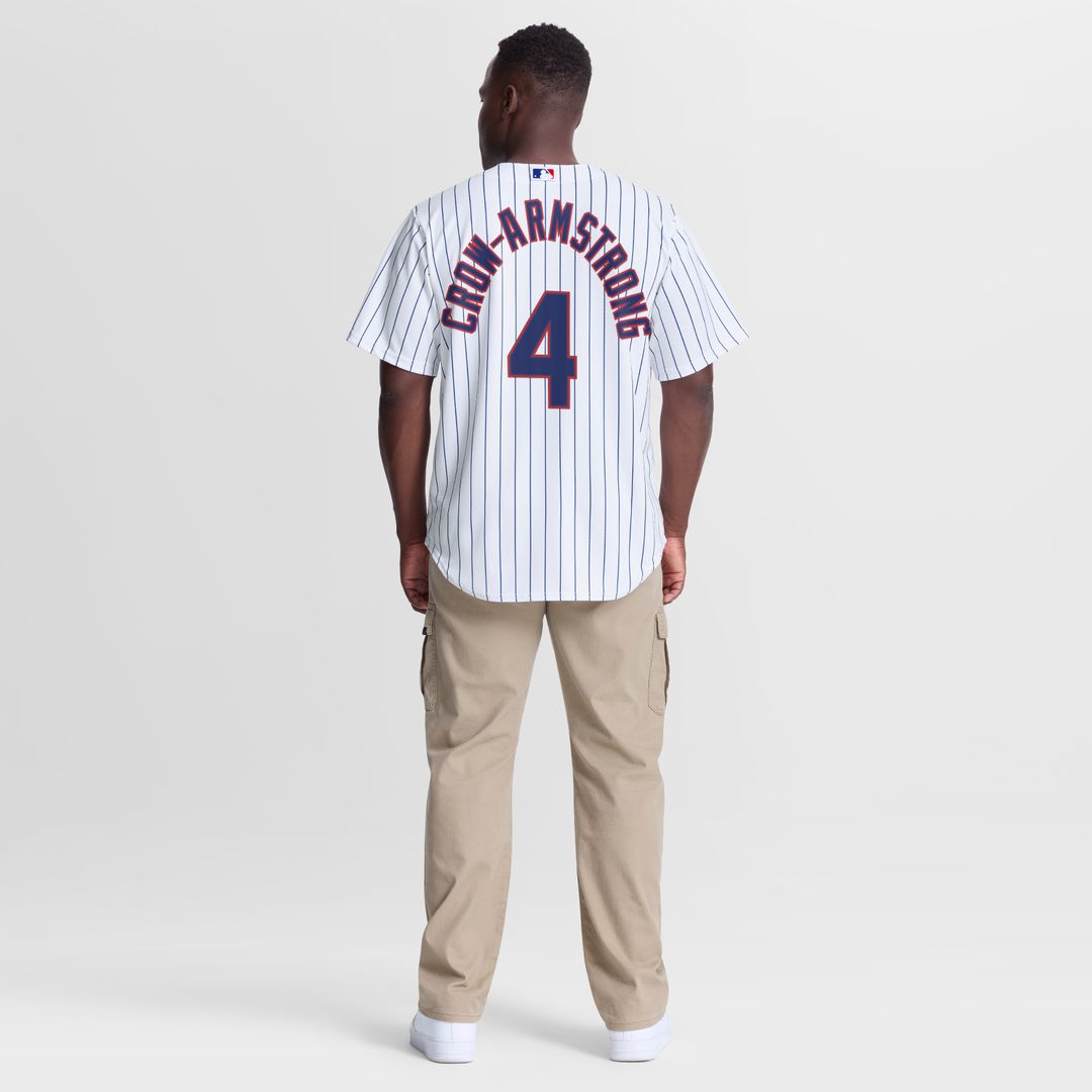 Chicago Cubs Pete Crow - Armstrong Home Replica Jersey - White