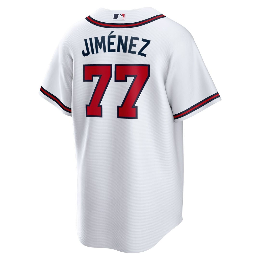 Atlanta Braves Joe Jiménez Home Replica Jersey - White