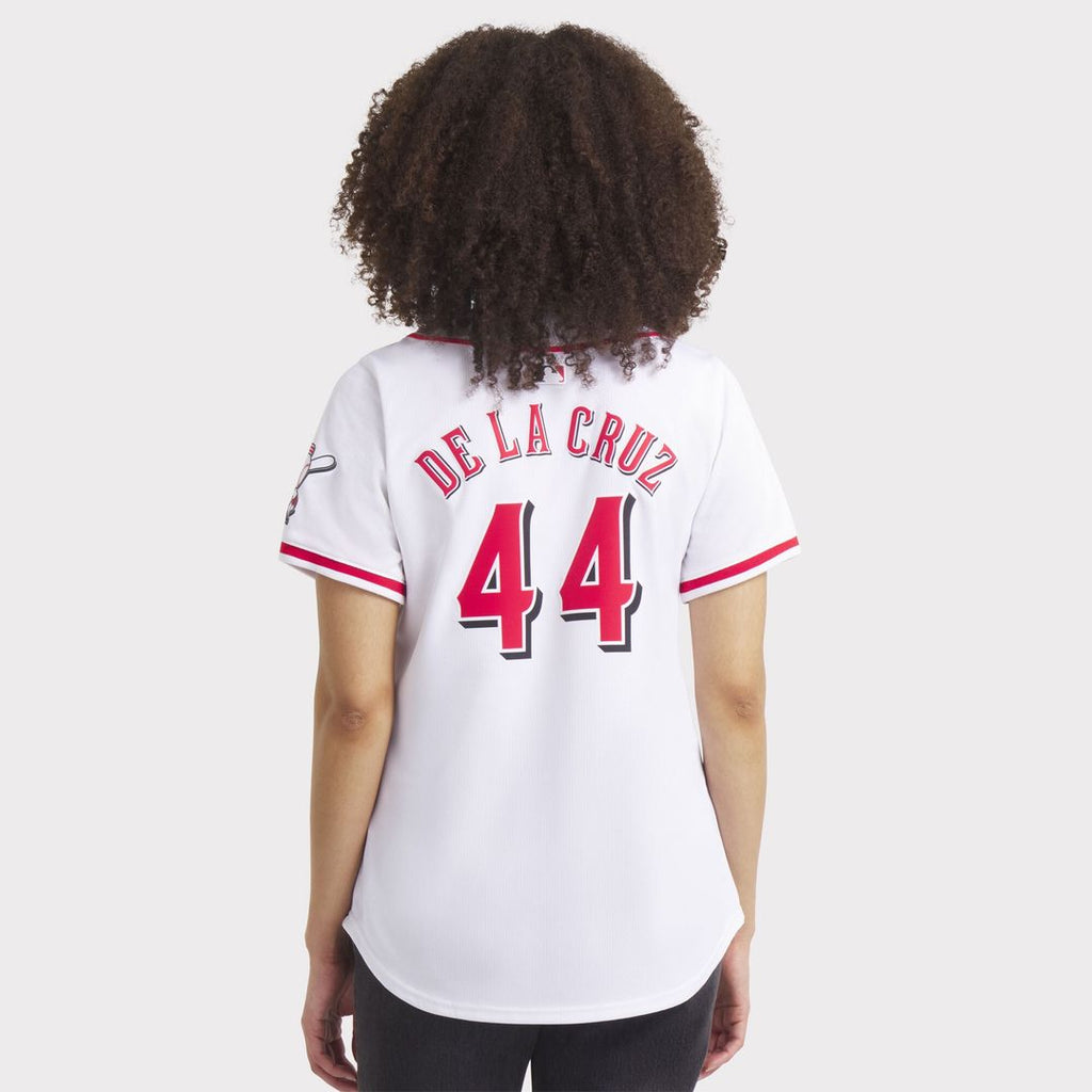 Cincinnati Reds Elly De La Cruz Women's Home Limited Jersey - White
