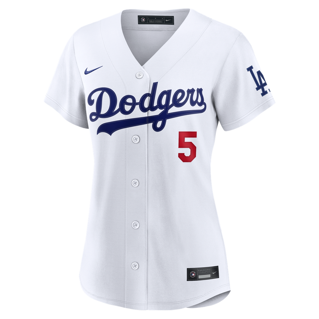 Los Angeles Dodgers Freddie Freeman Women's Home Stadium Jersey - White