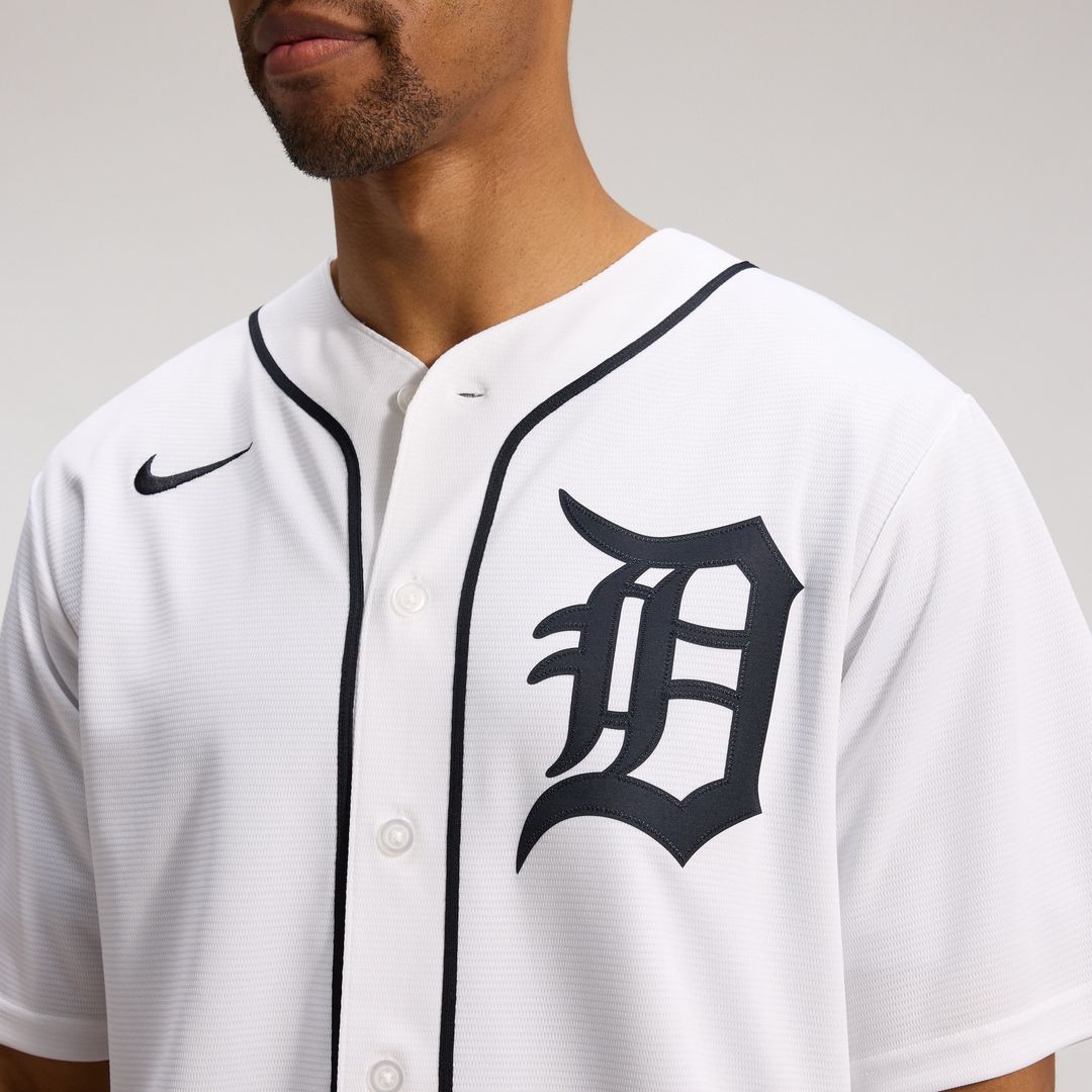 Detroit Tigers Home Replica Jersey - White