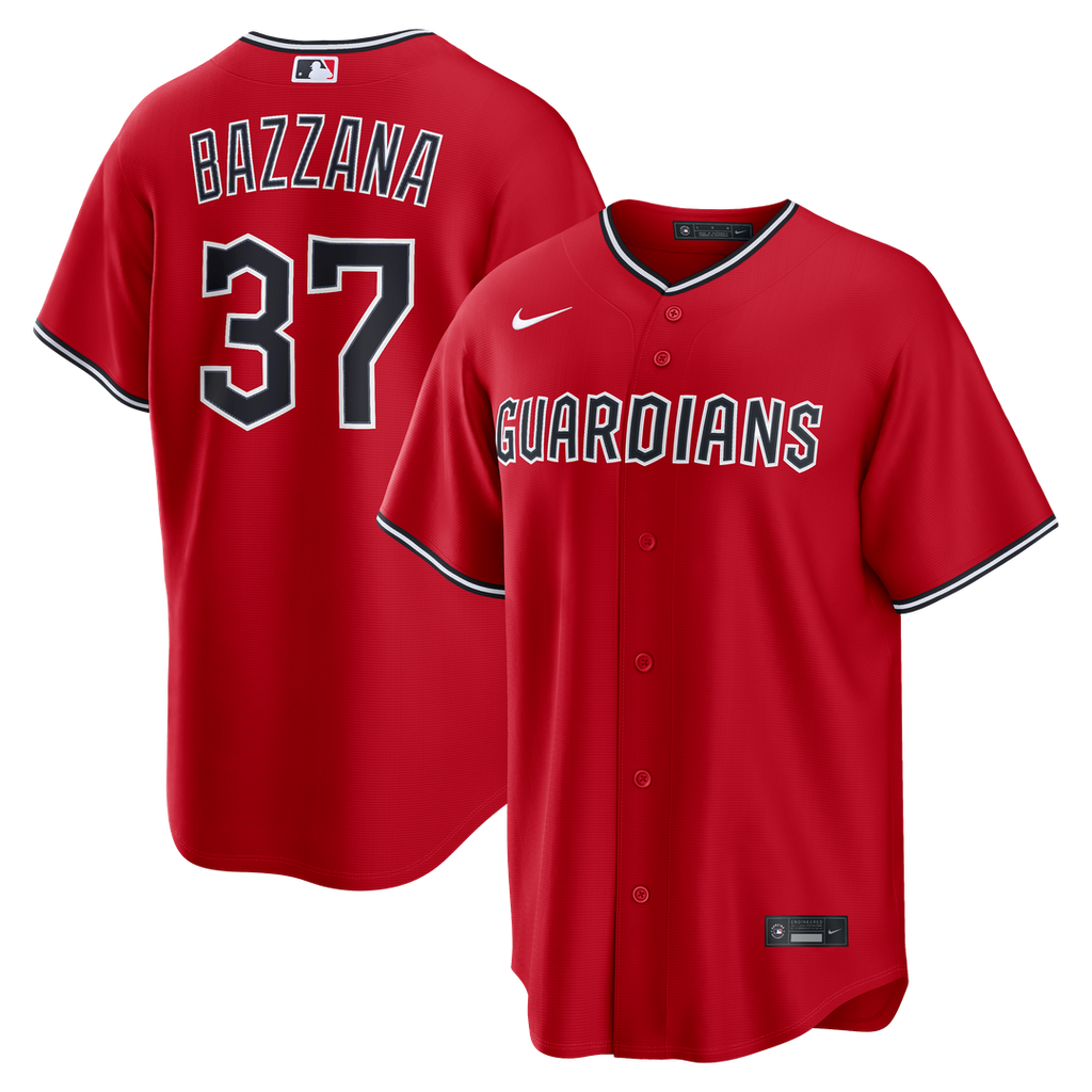 Cleveland Guardians Travis Bazzana Alternate Replica Jersey - Red