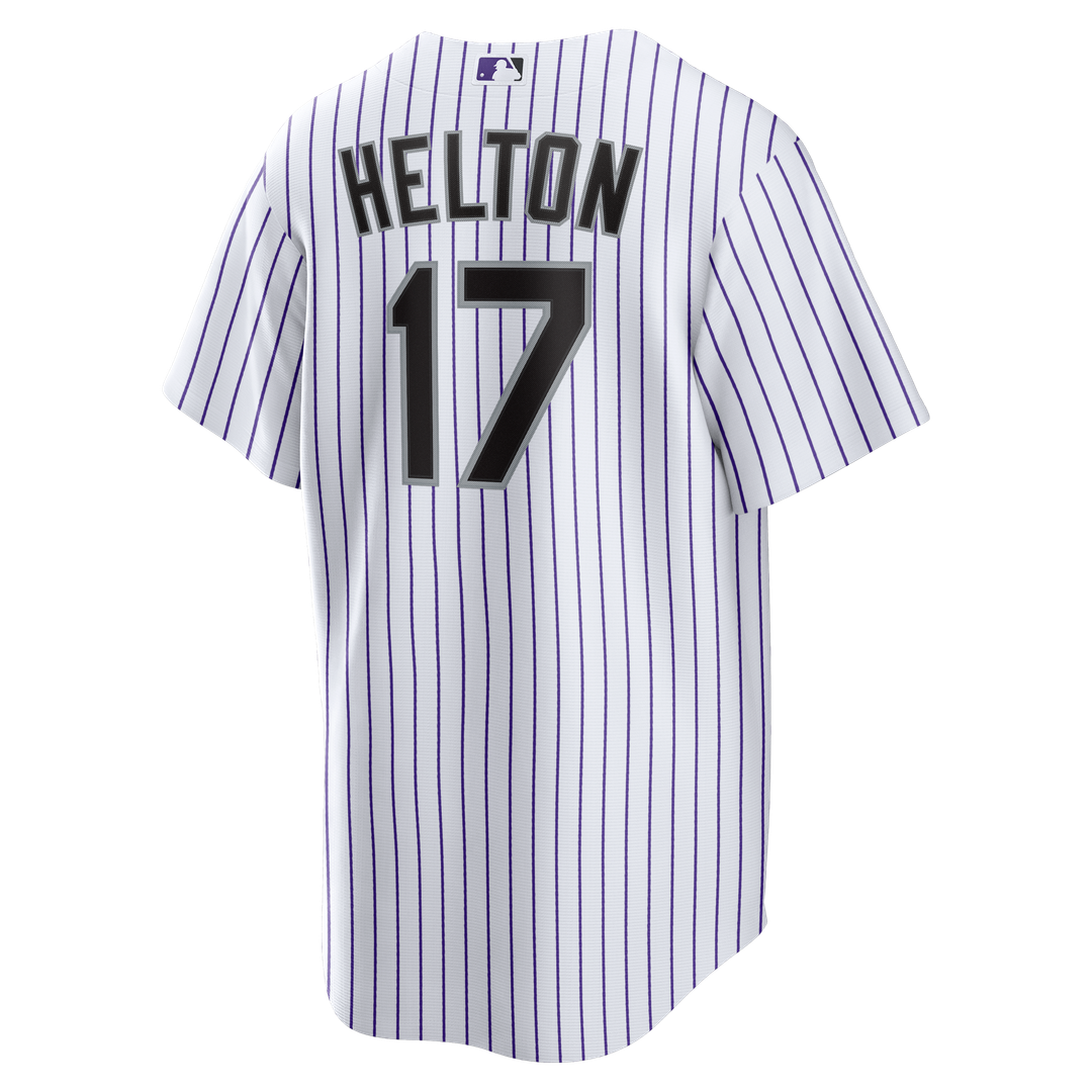 Colorado Rockies Todd Helton Home Retired Replica Jersey - White