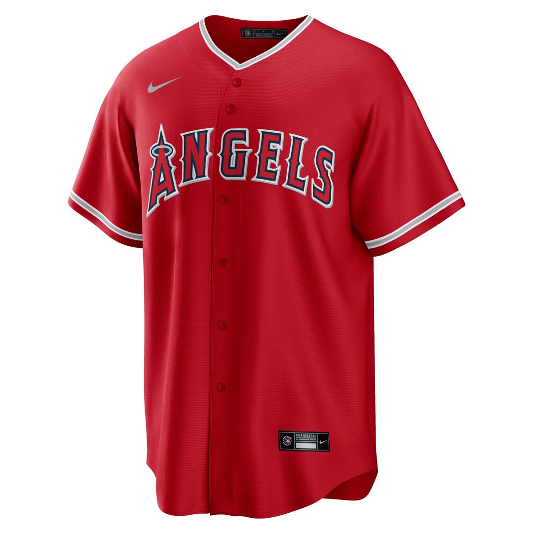 Los Angeles Angels Alternate Replica Team Jersey - Red