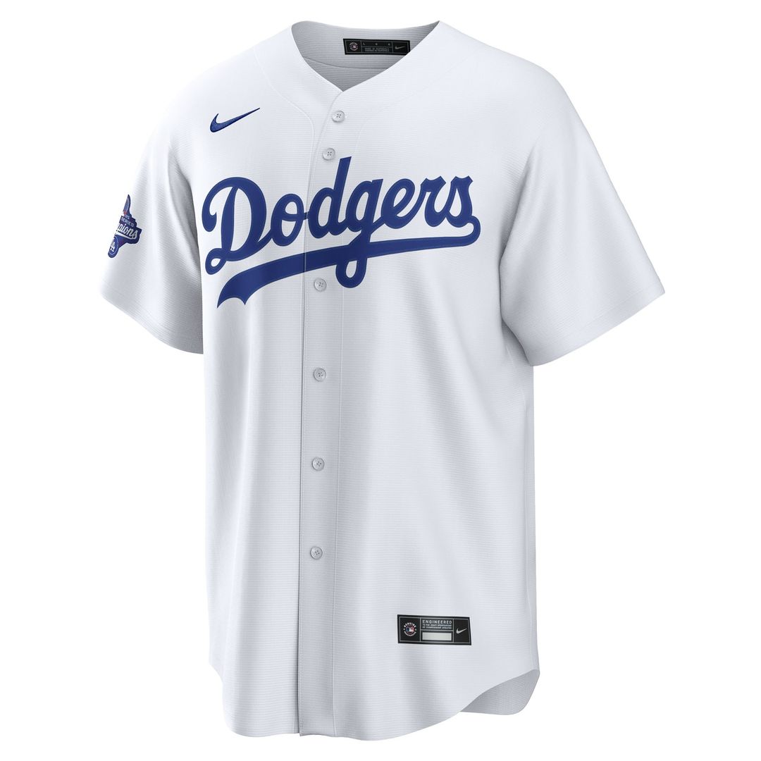 Los Angeles Dodgers Enrique Hernández Home 2025 World Series Champions Replica Jersey - White