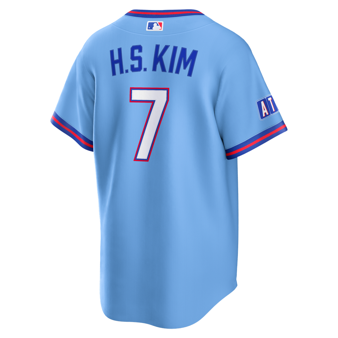 Atlanta Braves Ha - Seong Kim 2026 City Connect Stadium Jersey - Powder Blue