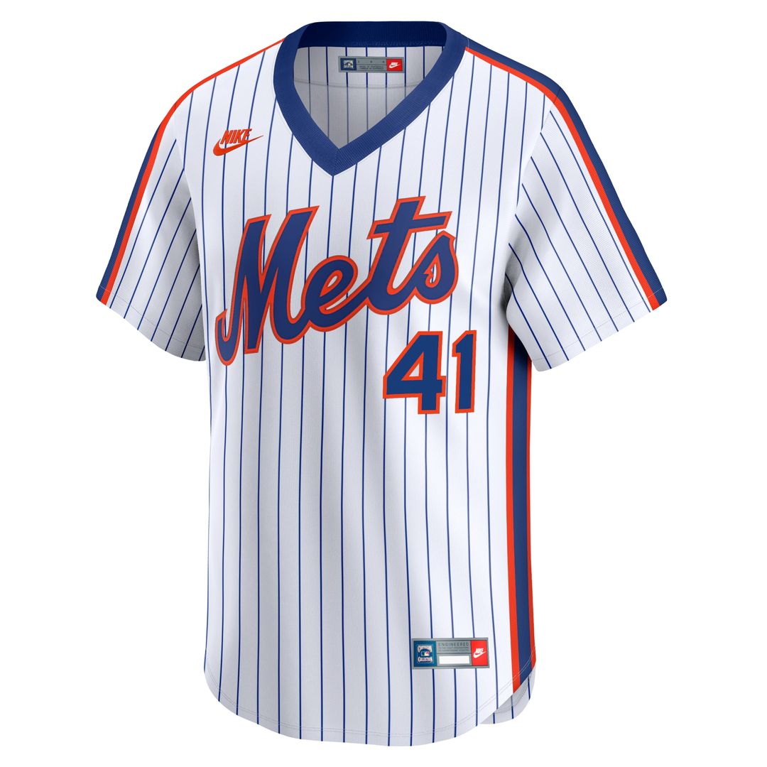 New York Mets Tom Seaver Throwback Cooperstown Limited Jersey - White