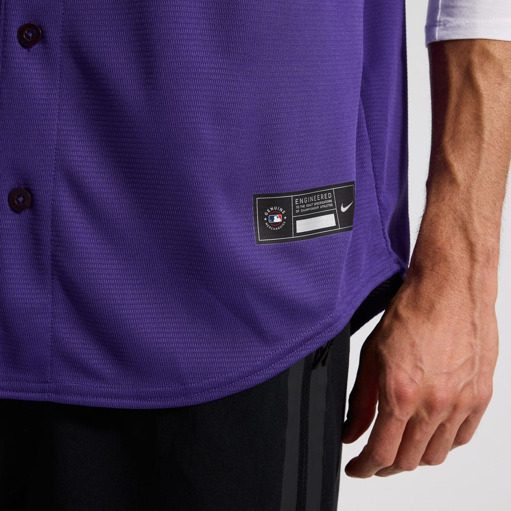 Colorado Rockies Alternate Replica Team Jersey - Purple