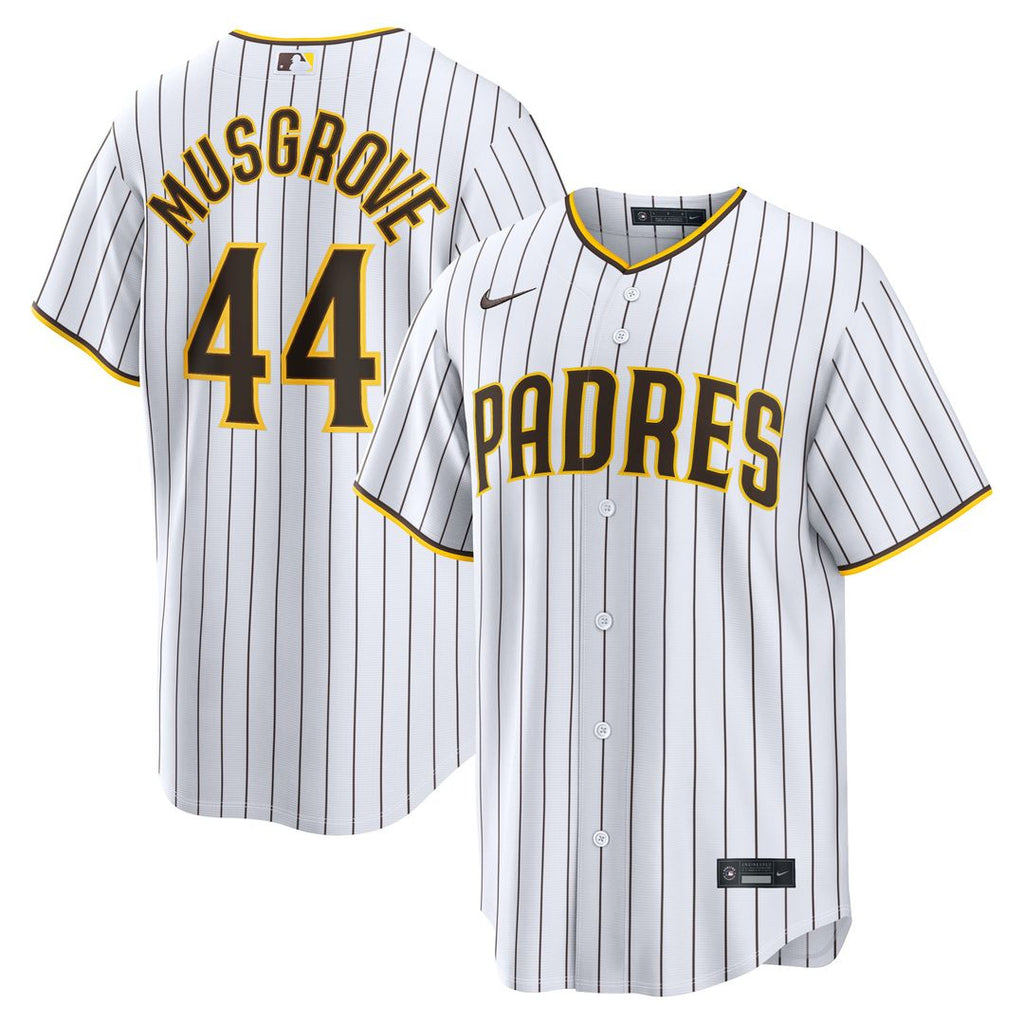 San Diego Padres Joe Musgrove Home Replica Jersey - White