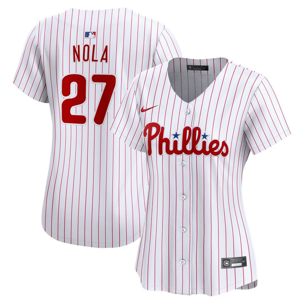 Philadelphia Phillies Aaron Nola Women's Home Limited Jersey - White