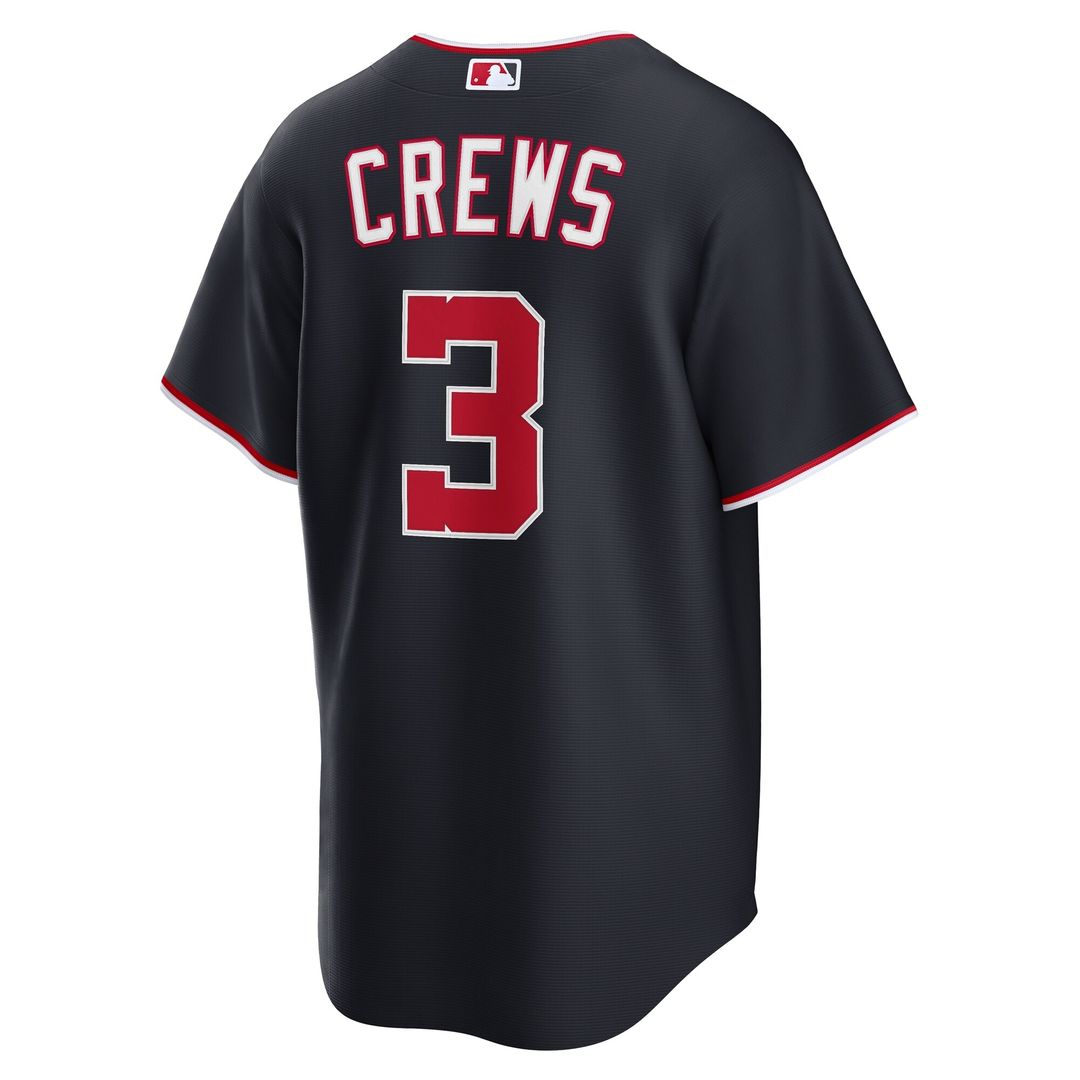Washington Nationals Dylan Crews Alternate Replica Jersey - Navy